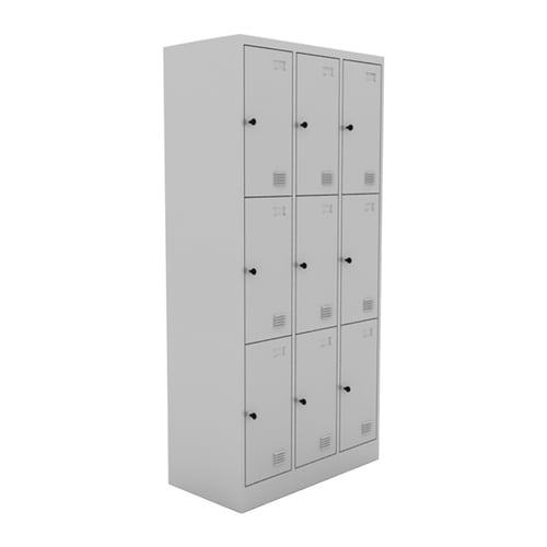 Prissilia Steel Cabinet  ML 889-B Grey